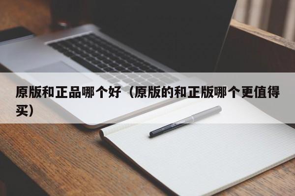 原版和正品哪个好(原版的和正版哪个更值得买)