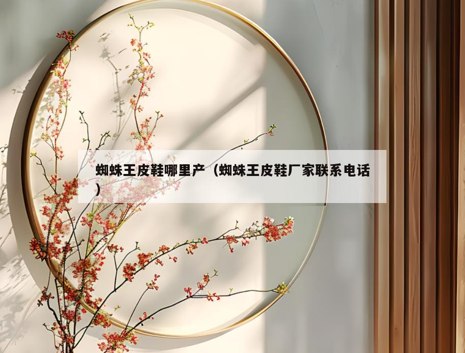 蜘蛛王皮鞋哪里产(蜘蛛王皮鞋厂家联系电话)