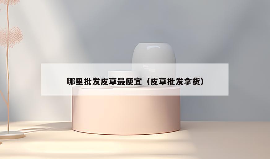 哪里批发皮草最便宜(皮草批发拿货)