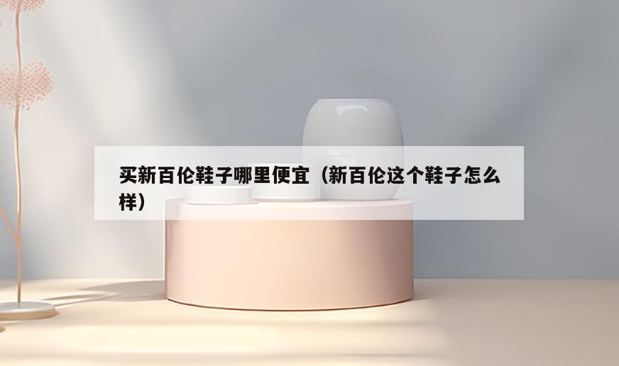 买新百伦鞋子哪里便宜(新百伦这个鞋子怎么样)