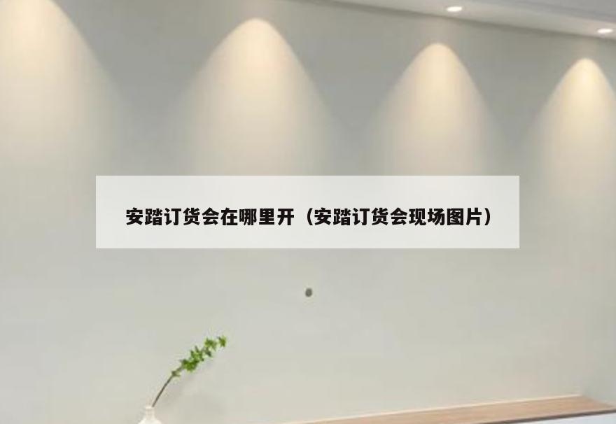 安踏订货会在哪里开(安踏订货会现场图片)