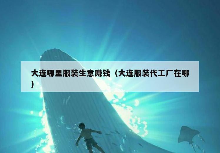 大连哪里服装生意赚钱(大连服装代工厂在哪)