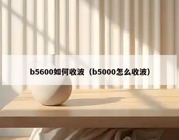 b5600如何收波(b5000怎么收波)