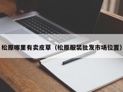 松原哪里有卖皮草（松原服装批发市场位置）
