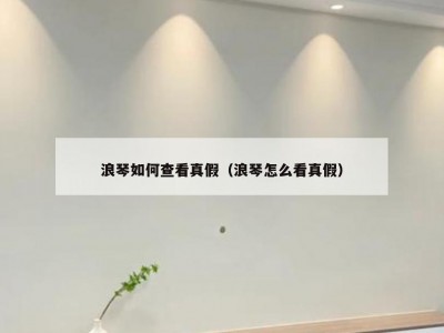 浪琴如何查看真假（浪琴怎么看真假）