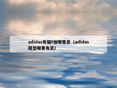 adidas熊猫t恤哪里卖（adidas鞋垫哪里有卖）