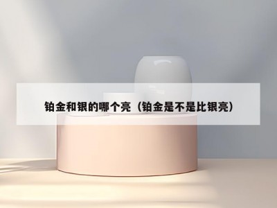 铂金和银的哪个亮（铂金是不是比银亮）