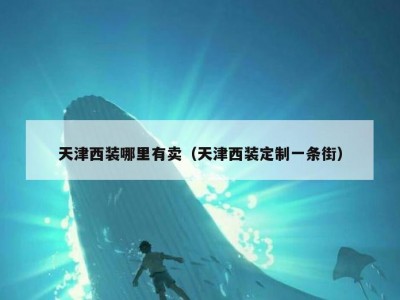 天津西装哪里有卖（天津西装定制一条街）