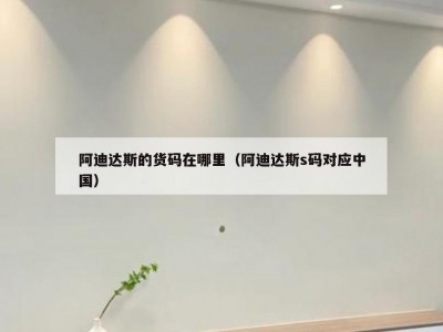 阿迪达斯的货码在哪里（阿迪达斯s码对应中国）