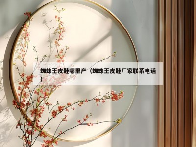 蜘蛛王皮鞋哪里产（蜘蛛王皮鞋厂家联系电话）