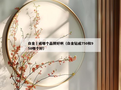 白金鑽戒哪个品牌好啊（白金钻戒750和950哪个好）
