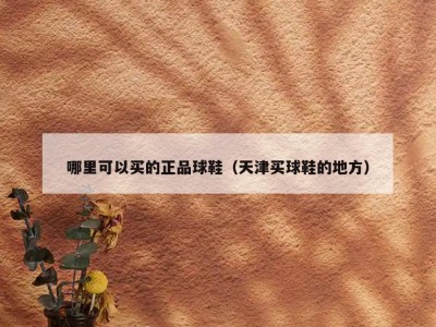 哪里可以买的正品球鞋（天津买球鞋的地方）