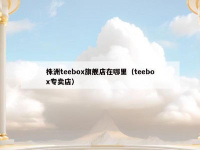 株洲teebox旗舰店在哪里（teebox专卖店）