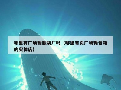 哪里有广场舞服装厂吗（哪里有卖广场舞音箱的实体店）