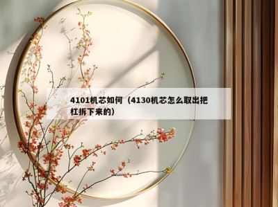4101机芯如何（4130机芯怎么取出把杠拆下来的）