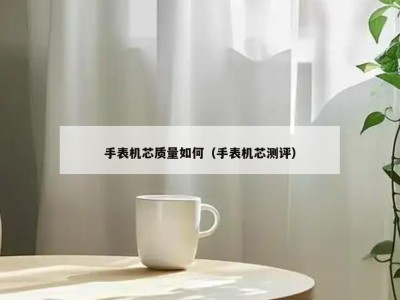 手表机芯质量如何（手表机芯测评）