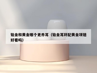 铂金和黄金哪个更养耳（铂金耳环配黄金项链好看吗）