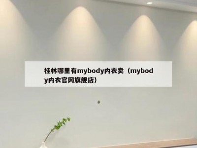 桂林哪里有mybody内衣卖（mybody内衣官网旗舰店）