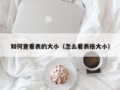 如何查看表的大小（怎么看表格大小）